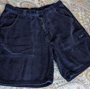 Men's navy blue OP cord shorts